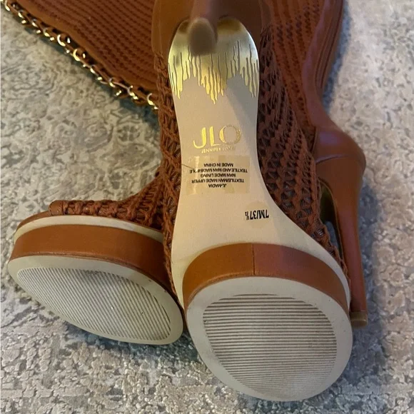 Jennifer Lopez over the knee platform boots sz 7 - Picture 3 of 3